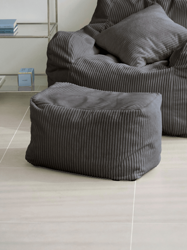 LOOSY ビーズオットマン Charcoal