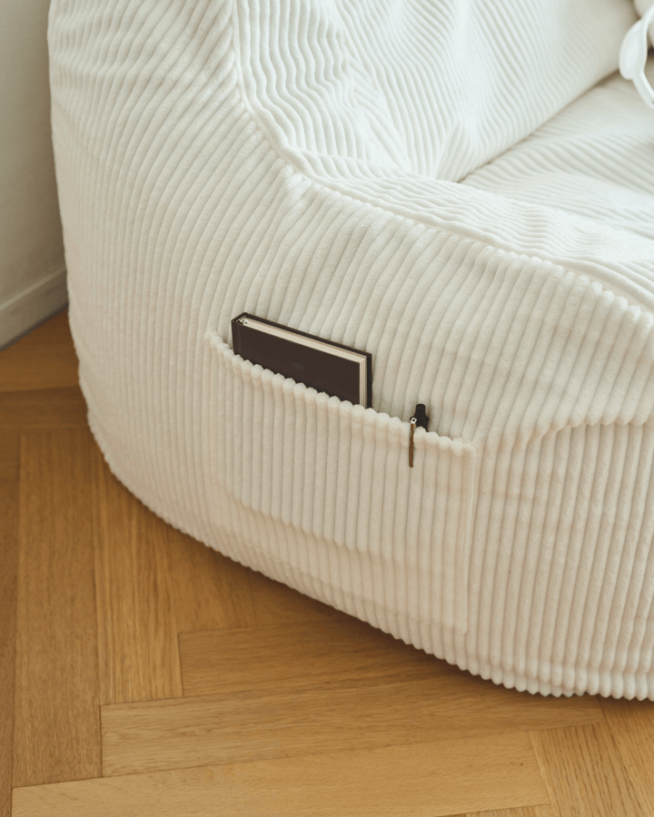 LOOSY 2人掛けビーズソファ Ivory|2人用ソファ おしゃれ 一人暮らし LOOSY 2人掛けビーズソファ Ivory|2人用ソファ おしゃれ 一人暮らし