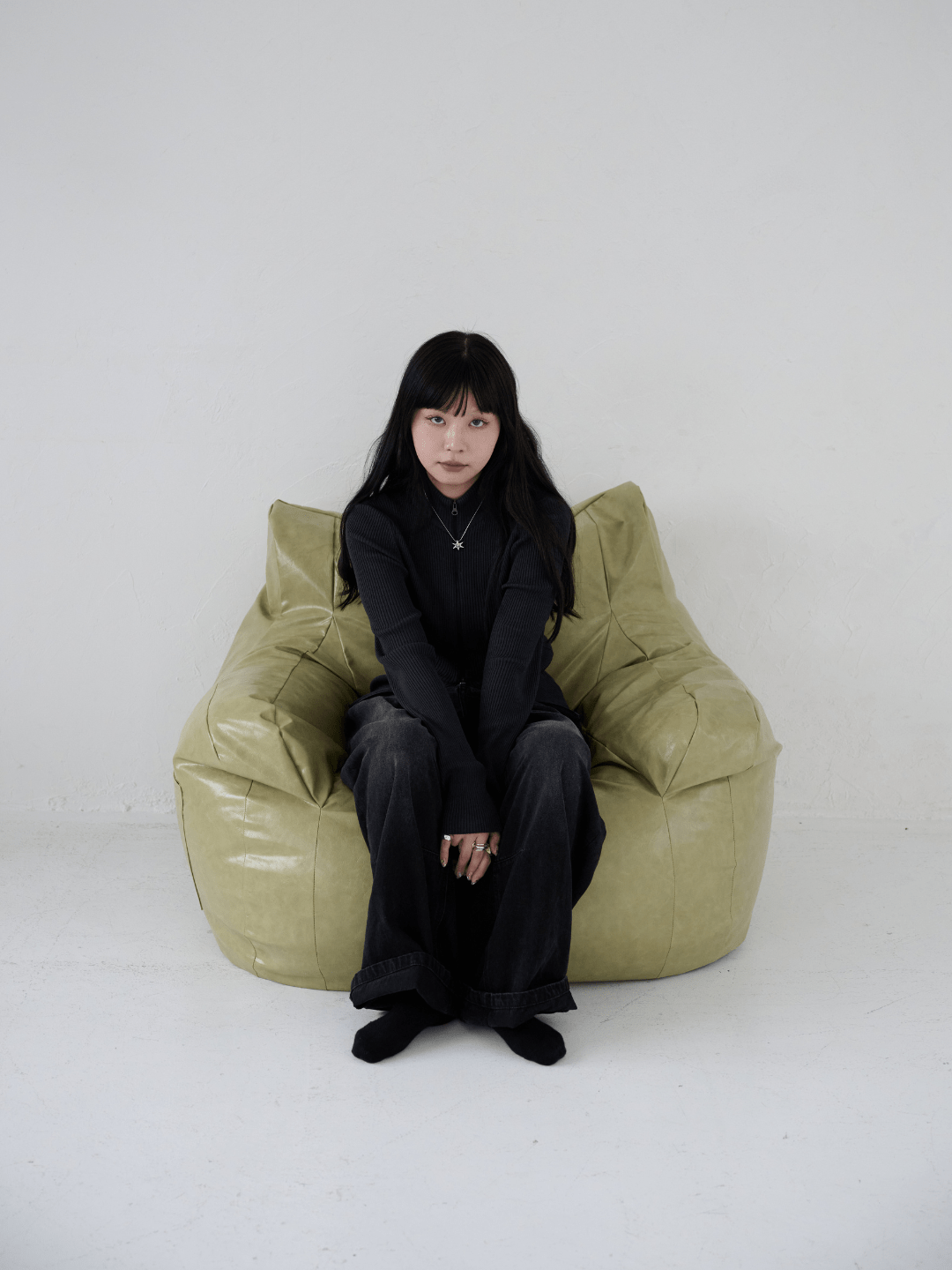 LOOSY 1人掛けビーズソファ GREEN LOOSY 1人掛けビーズソファ Green｜1人用ソファ おしゃれ