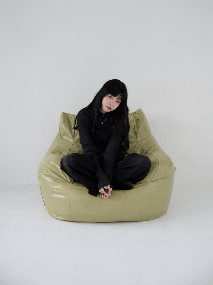 HUGME 1人掛けビーズソファ PISTACHIO|おしゃれ 一人暮らし 緑 HUGME 1人掛けビーズソファ PISTACHIO|おしゃれ 一人暮らし 緑