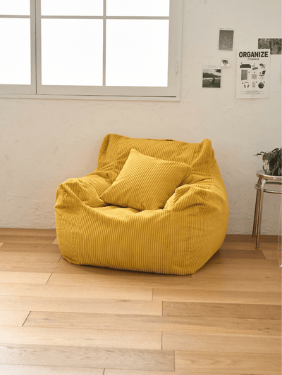 OR - 6854 - LOOSY - HUGME クッションカバー MUSTARD