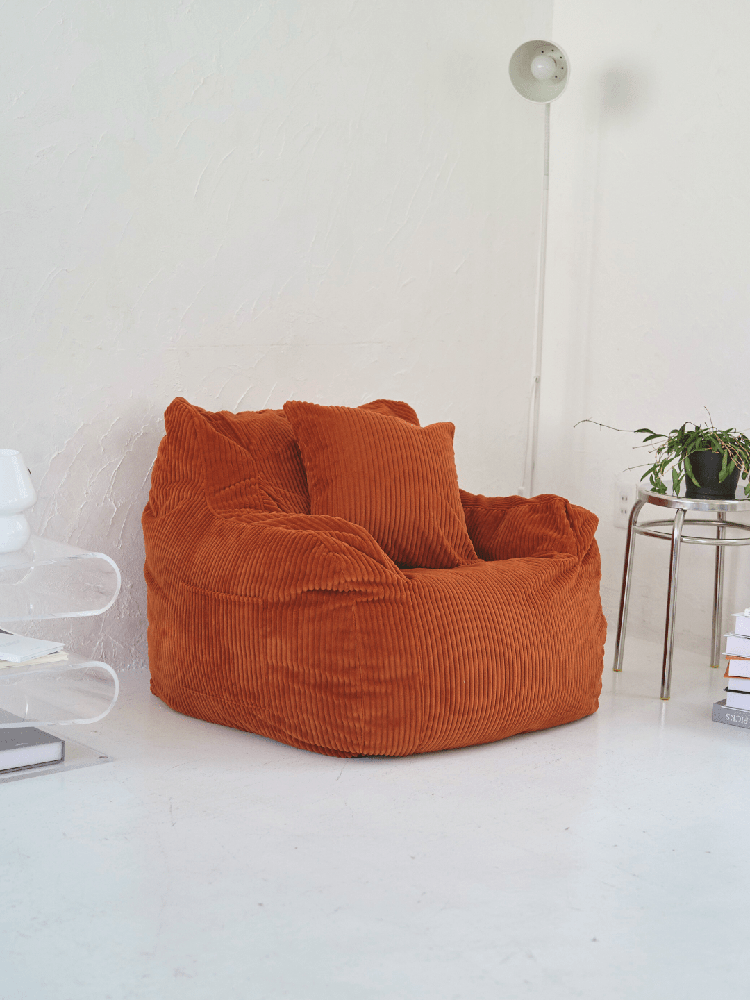 OR - 6857 - LOOSY - HUGME クッションカバー BLOOD ORANGE