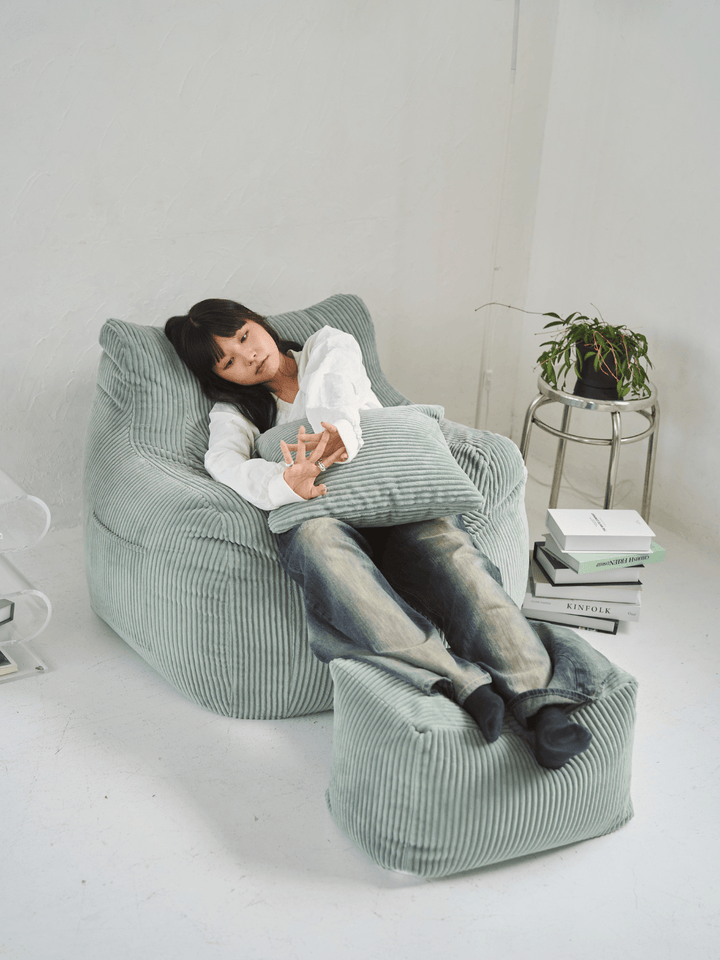 LOOSY ビーズオットマン Mint｜スツール おしゃれ 一人暮らし 二人
