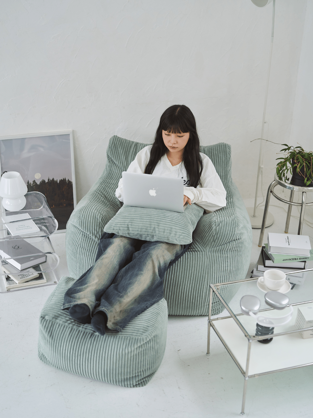 LOOSY クッションカバー Mint|洗濯可 おしゃれ 一人暮らし 二人暮らし LOOSY クッションカバー Mint|洗濯可 おしゃれ 一人暮らし 二人暮らし