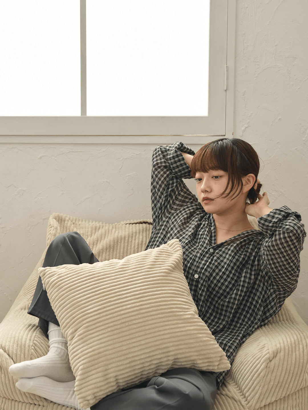 LOOSY コーデュロイ ビーズクッション ベージュ 楽天市場】ビーズクッション コーデュロイ Mサイズ カバー洗濯可