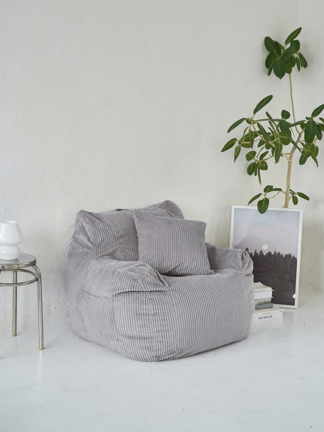 LOOSY 1人掛けビーズソファ Gray|1人用ソファ おしゃれ 一人暮らし 二 LOOSY 1人掛けビーズソファ Gray|1人用ソファ おしゃれ 一人暮らし 二