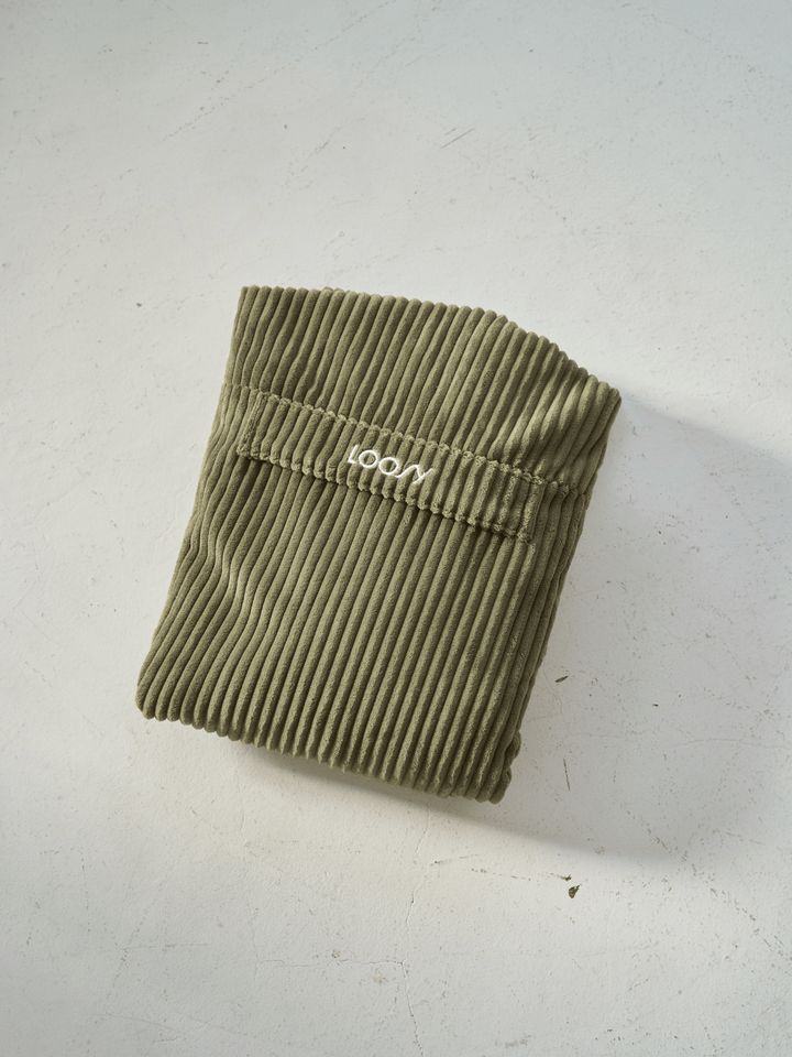 LOOSY 1人掛けビーズソファ 付替カバー Olive｜1人用ソファ おしゃれ