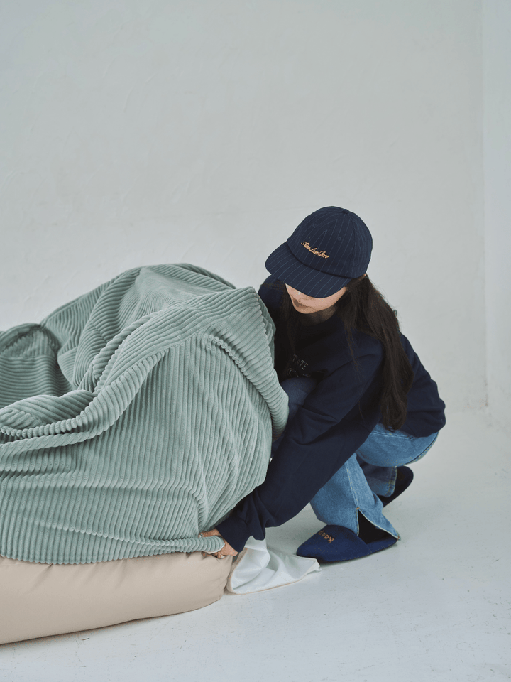 LOOSY 1人掛けビーズソファ 付替カバー Mint｜1人用ソファ おしゃれ