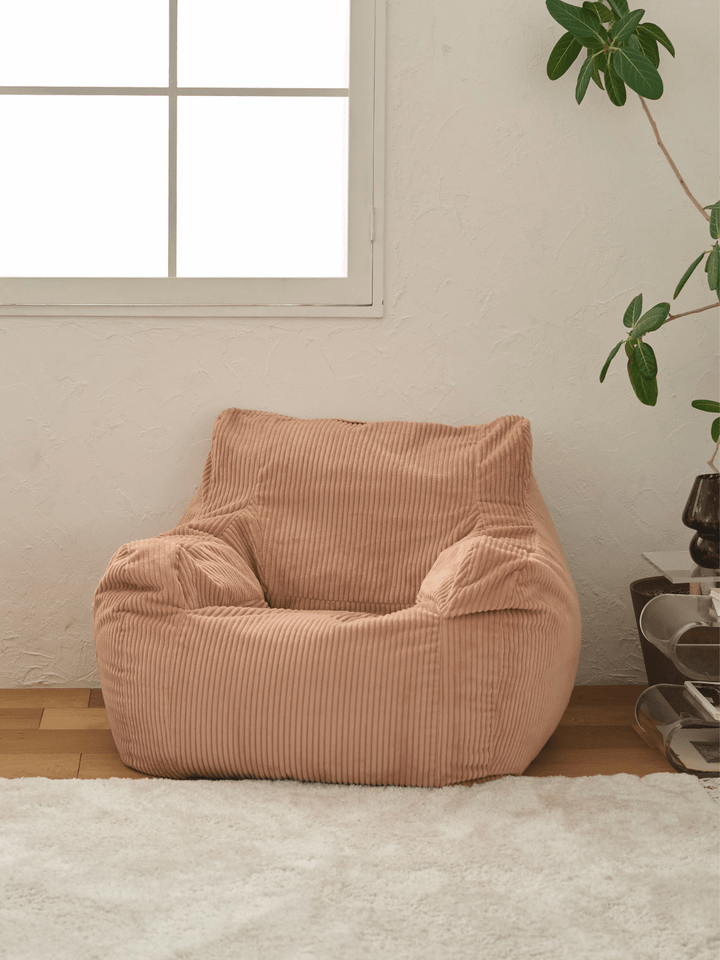 LOOSY 2掛けビーズソファ付替カバーCoral Pink LOOSY 1人掛けビーズソファ 付替カバー Coral Pink｜1人用ソファ