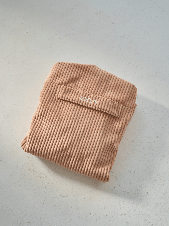 LOOSY 1人掛けビーズソファ 付替カバー Coral Pink｜1人用ソファ