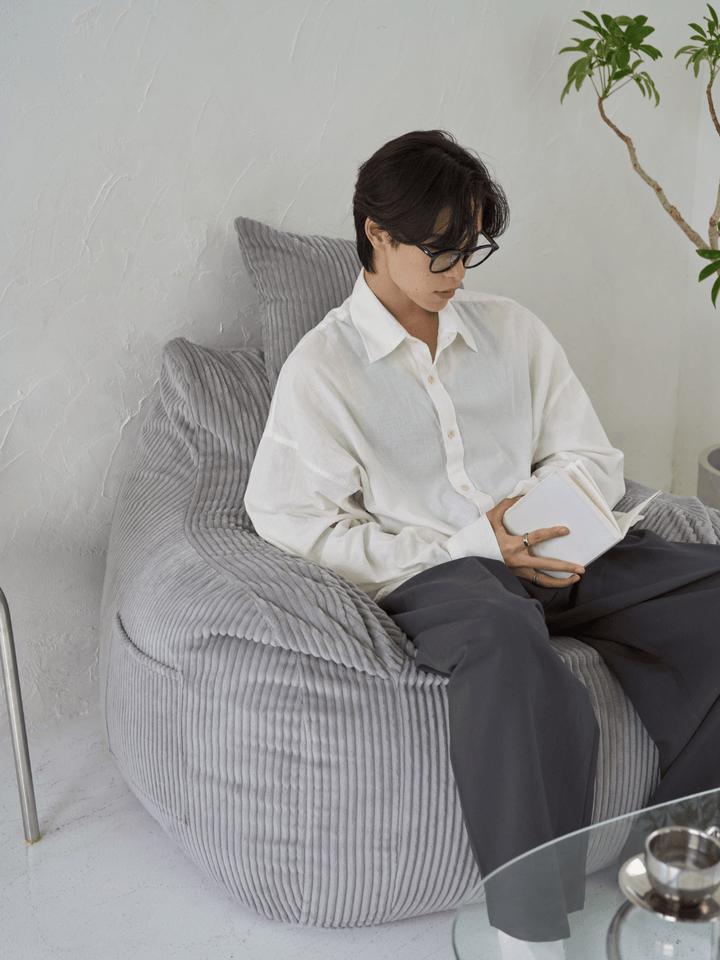 LOOSY1人掛けビーズソファ LOOSY 1人掛けビーズソファ Ivory｜1人用ソファ おしゃれ