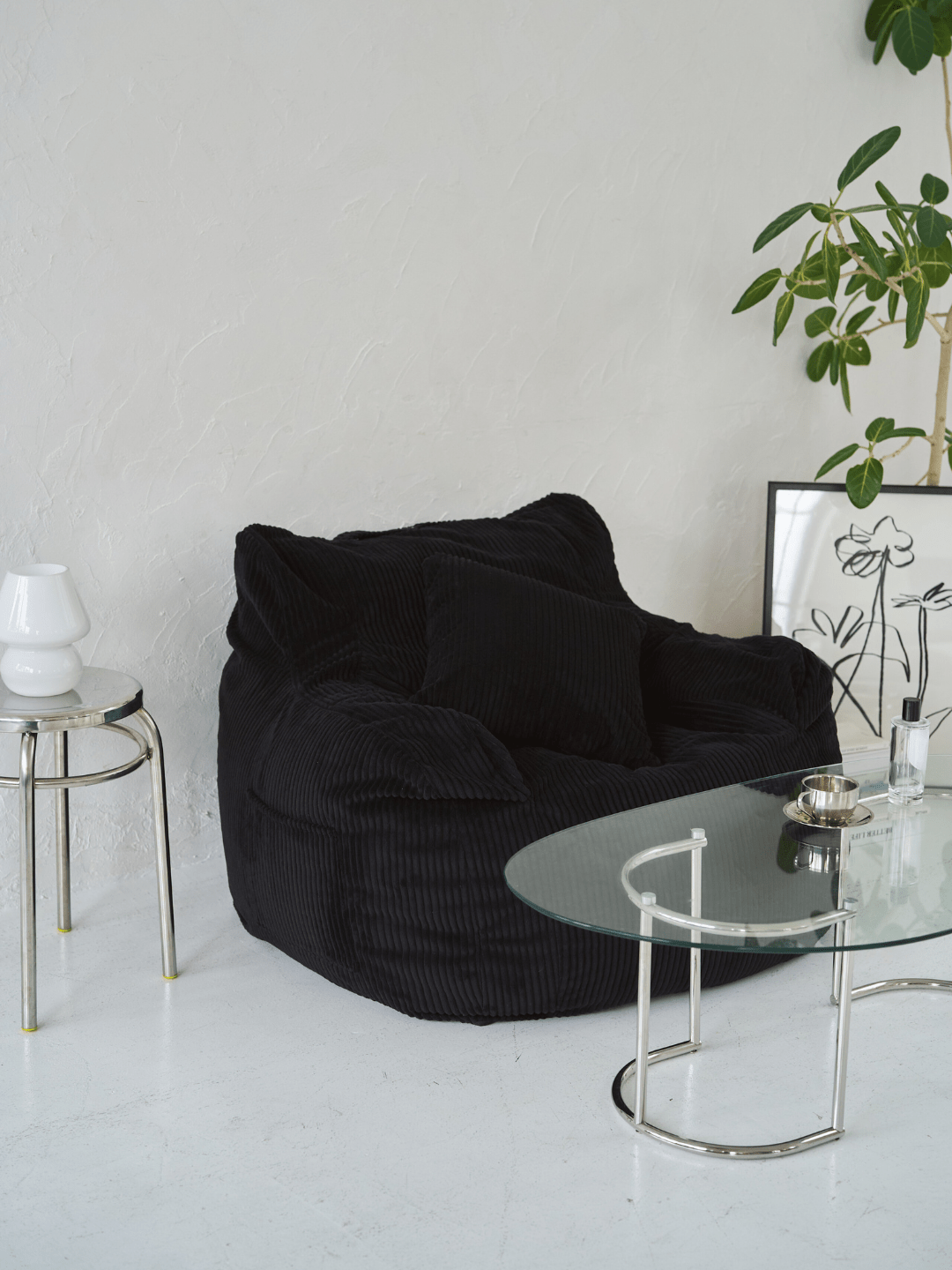 LOOSY ルージーBLACK 1人がけソファ