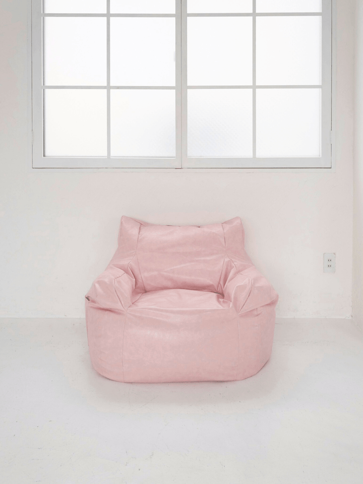 LOOSY 1人掛けビーズソファ 付替カバー Glossy Pink｜1人用ソファ