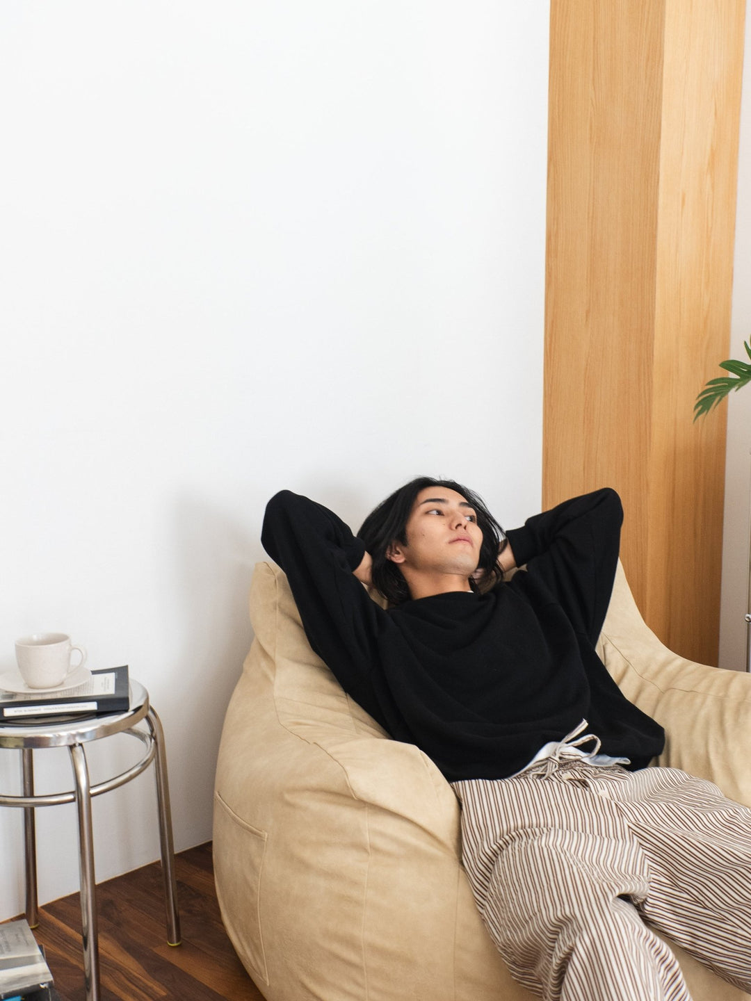 LOOSY sofa good things 限定版 GOOD THING × LOOSYコラボ 1人掛けビーズソファ Matte Beige｜1