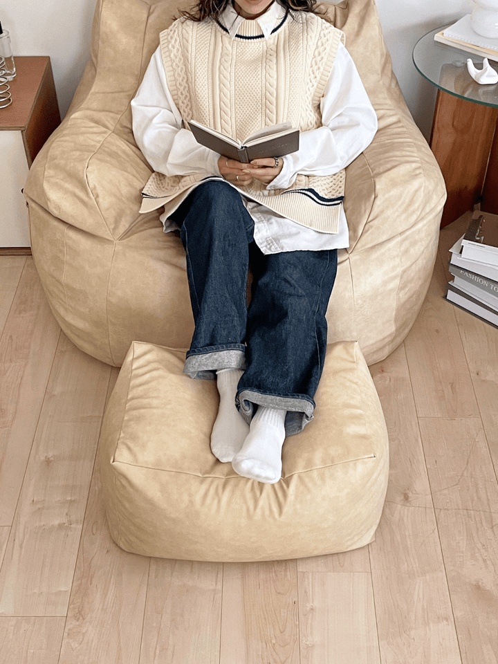 【美品】GOOD THING × LOOSY ビーズソファ＆オットマン 美品】GOOD THING × LOOSY ビーズソファ＆オットマン LOOSY 1人掛け