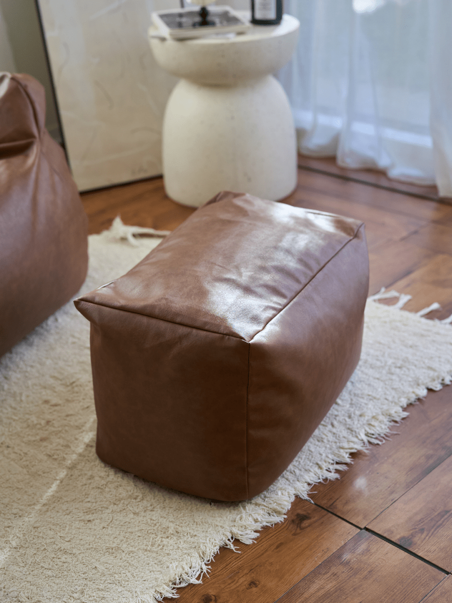 OR - 7916 - LOOSY - LOOSY ビーズオットマン Matte Brown