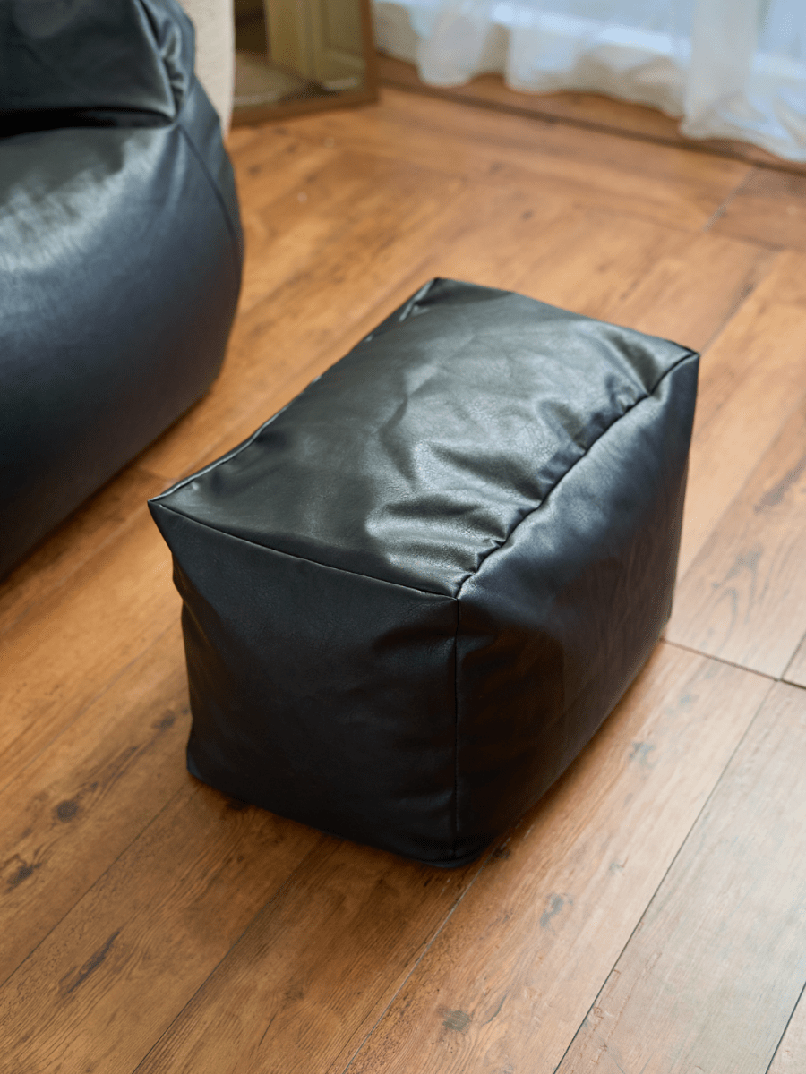 OR - 7918 - LOOSY - LOOSY ビーズオットマン Matte Black