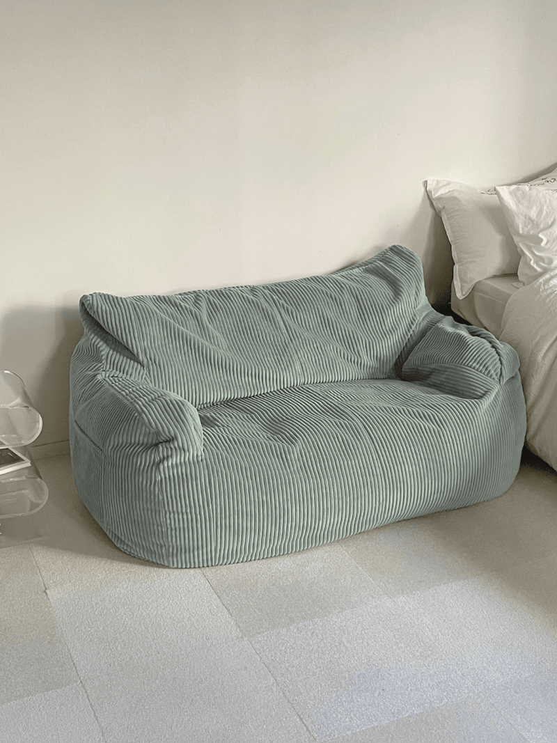 LOOSY 2人掛けビーズソファ 付替カバー Mint|2人用ソファ おしゃれ LOOSY 2人掛けビーズソファ 付替カバー Mint|2人用ソファ おしゃれ