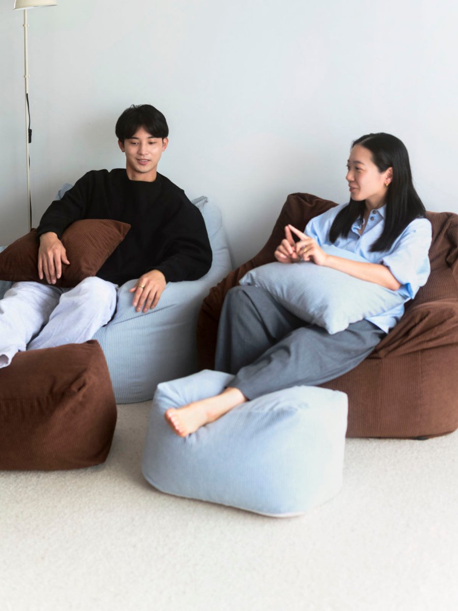 ★新品★※付替カバーのみ※ loosy HUGME 1人掛けソファカバーオリーブ LOOSY 1人掛けビーズソファ 付替カバー Mint｜1人用ソファ おしゃれ