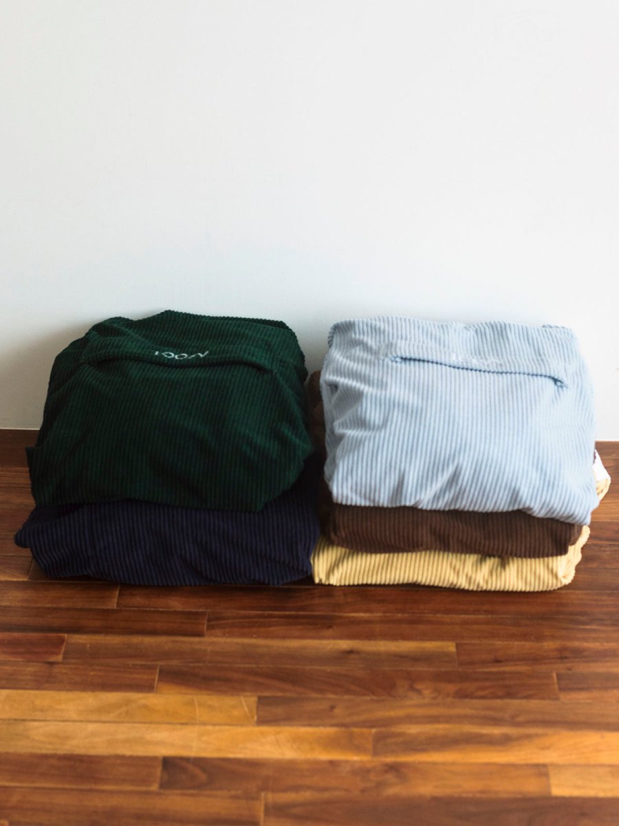 LOOSY 1人掛けビーズソファ 付替カバー Powder Blue｜1人用ソファ