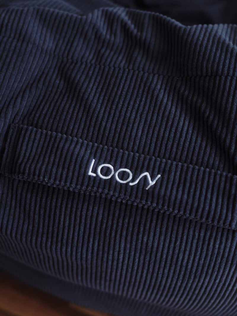 OR - 9036 - LOOSY - HUGME 2人掛けビーズソファ 付替カバー Dark Blue