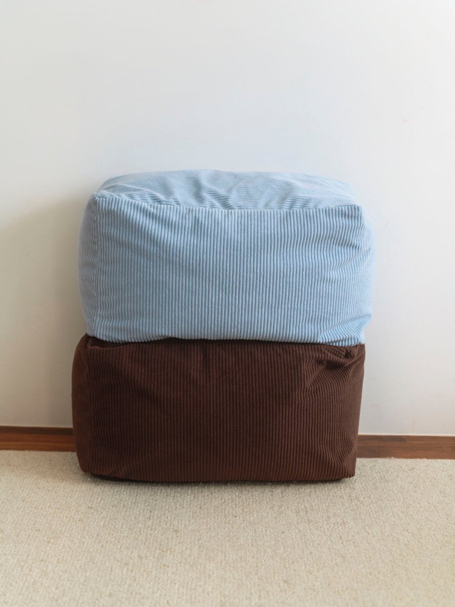 OR - 9040 - LOOSY - HUGME ビーズオットマン 付替カバー Powder Blue