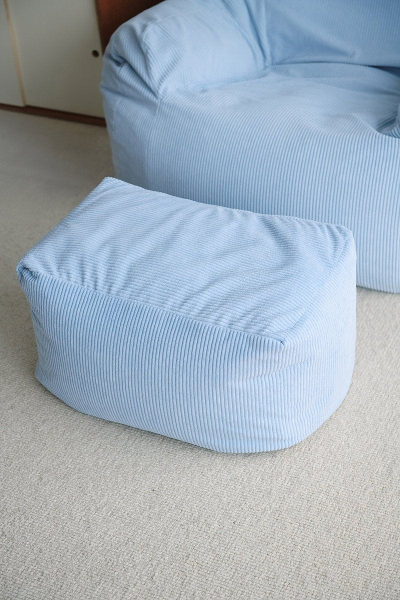 OR - 9040 - LOOSY - HUGME ビーズオットマン 付替カバー Powder Blue