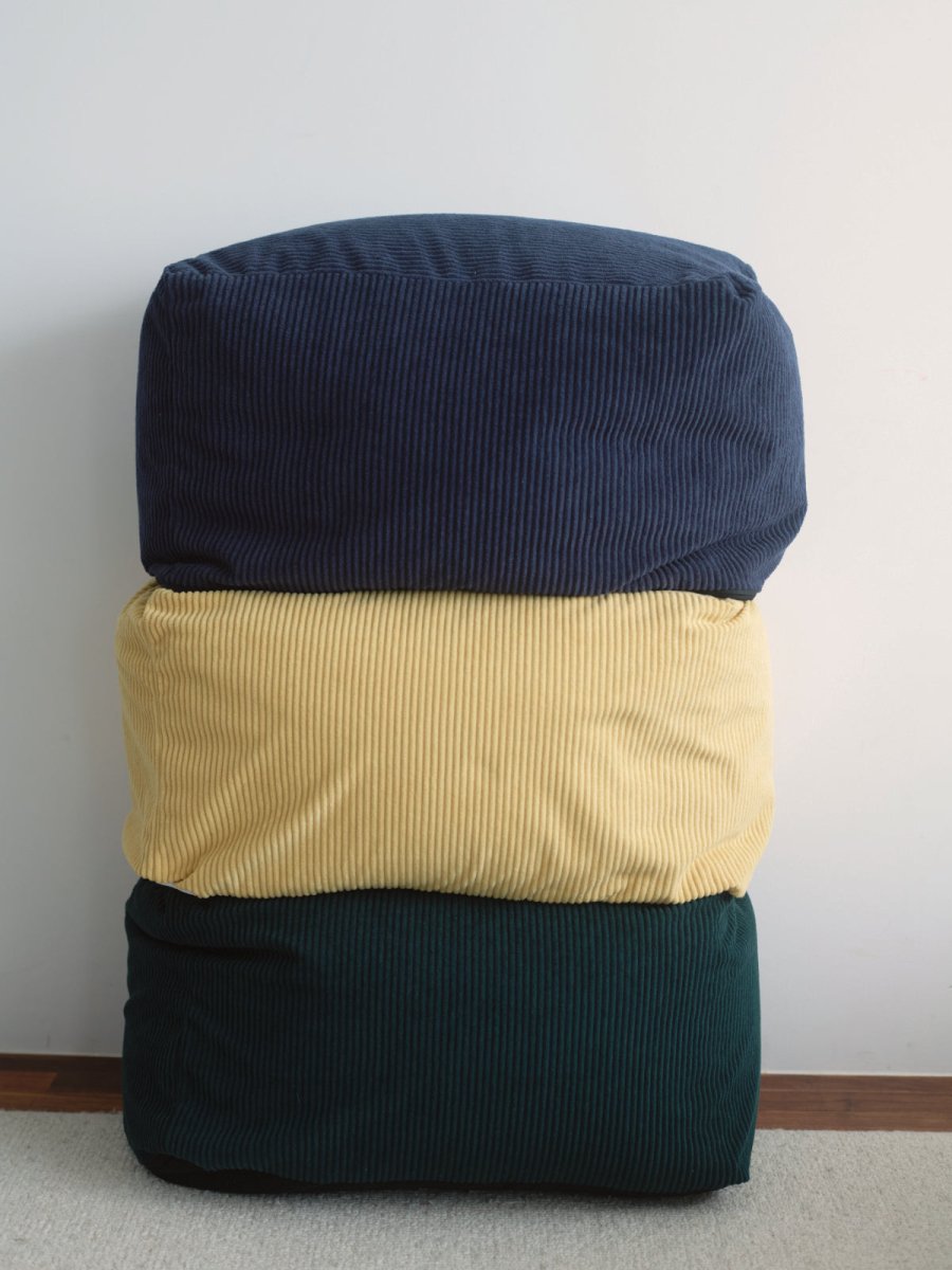 OR - 9041 - LOOSY - HUGME ビーズオットマン 付替カバー Dark Blue