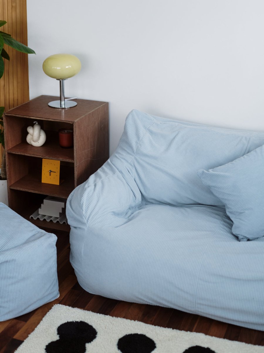 OR - 9045 - LOOSY - HUGME クッションカバー Powder Blue