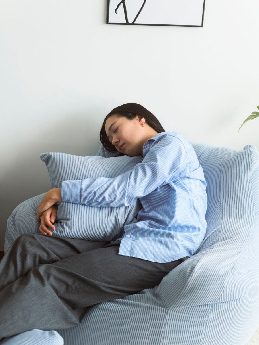 OR - 9045 - LOOSY - HUGME クッションカバー Powder Blue