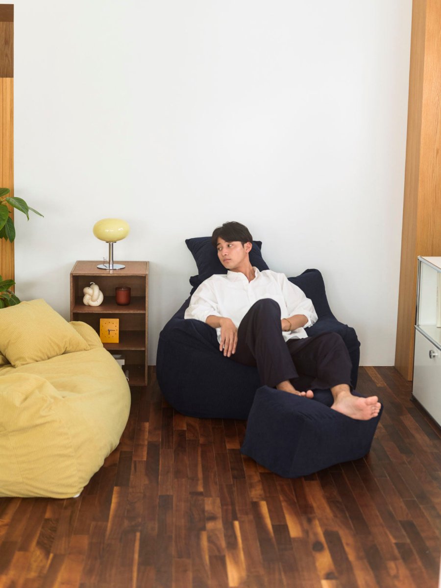 OR - 9046 - LOOSY - HUGME クッションカバー Dark Blue