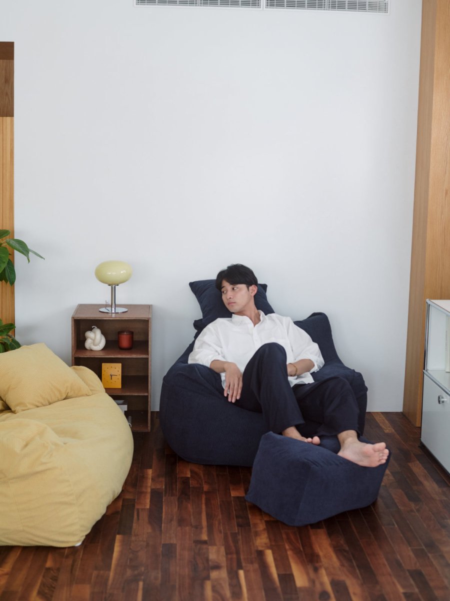 OR - 9046 - LOOSY - HUGME クッションカバー Dark Blue