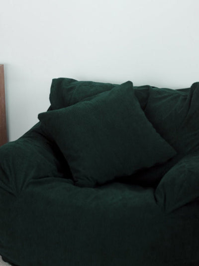 OR - 9047 - LOOSY - HUGME クッションカバー Dark Green