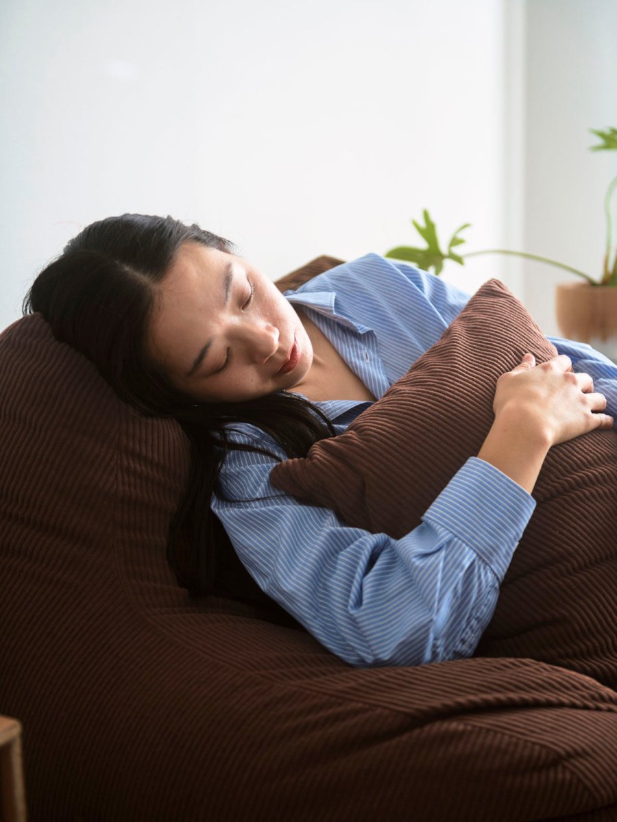 OR - 9048 - LOOSY - HUGME クッションカバー Dark Brown