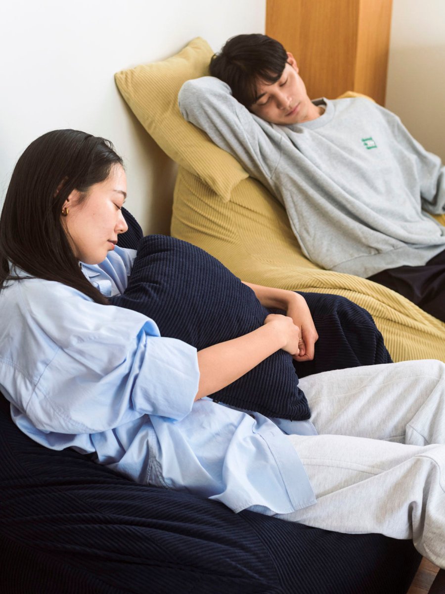 OR - 9049 - LOOSY - HUGME クッションカバー Soft Yellow