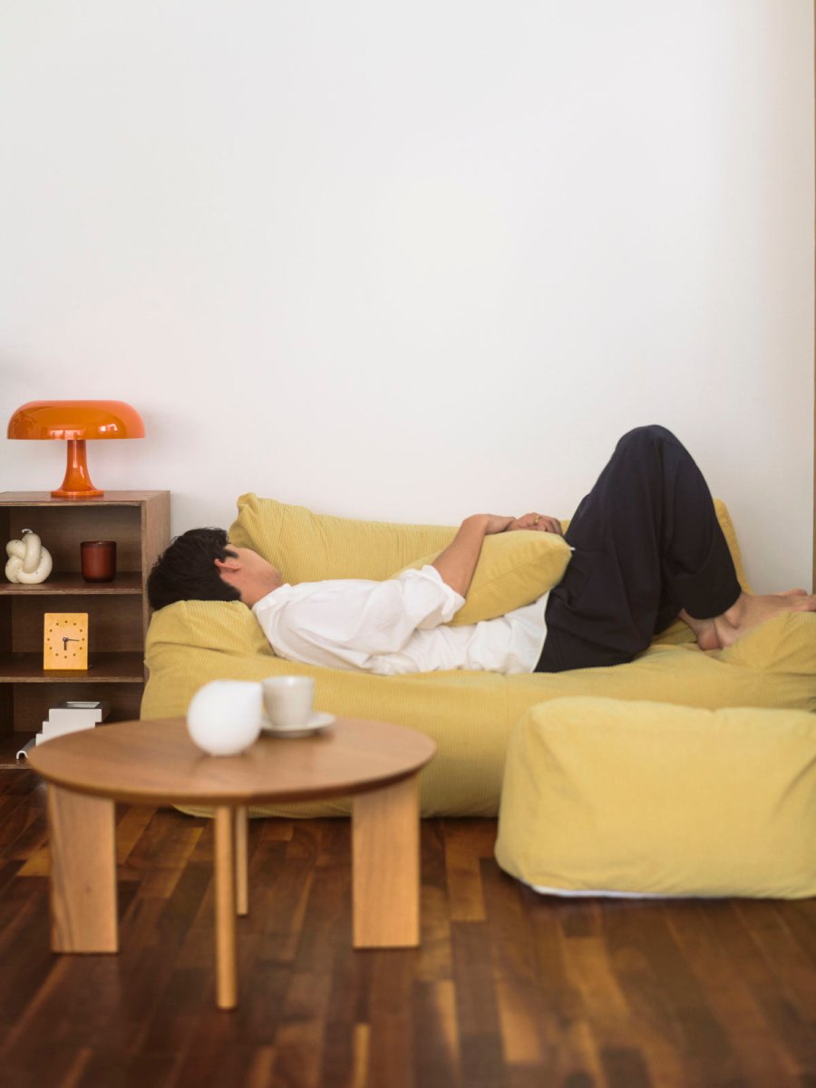 OR - 9049 - LOOSY - HUGME クッションカバー Soft Yellow