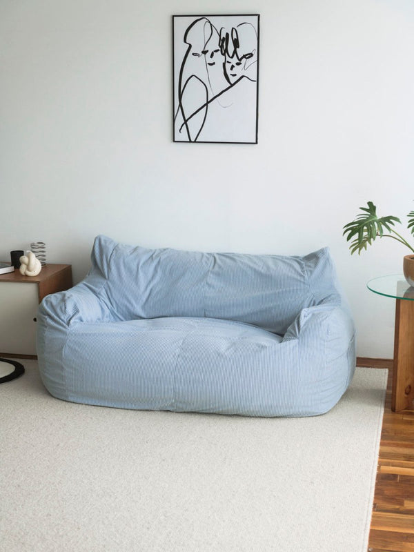 LOOSY 2人掛けビーズソファ Powder Blue