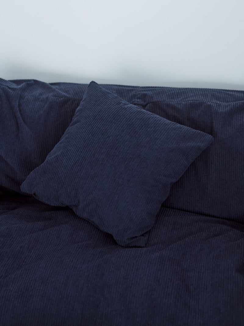 OR - 9102 - LOOSY - HUGME 2人掛けビーズソファ Dark Blue