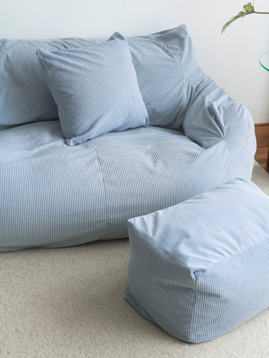 OR - 9106 - LOOSY - HUGME ビーズオットマン Powder Blue