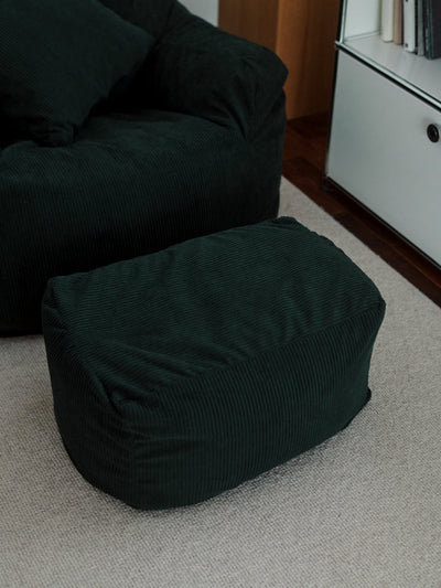 OR - 9108 - LOOSY - HUGME ビーズオットマン Dark Green