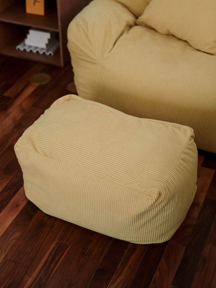 LOOSY ビーズオットマン Soft Yellow｜スツール おしゃれ