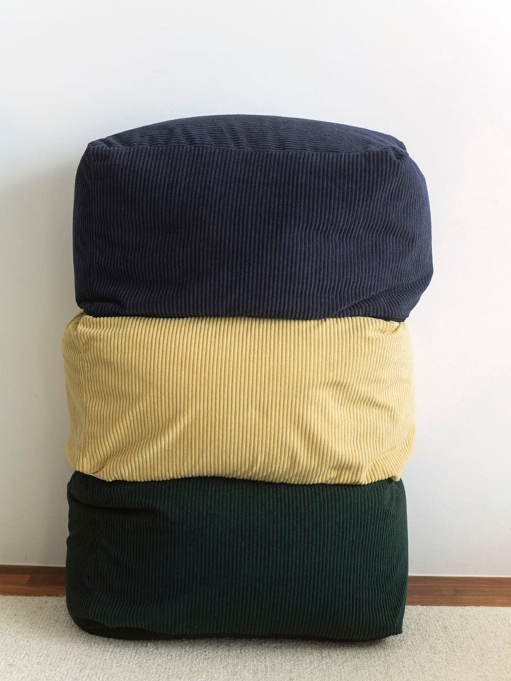 LOOSY ビーズオットマン Soft Yellow｜スツール おしゃれ 一人暮らし