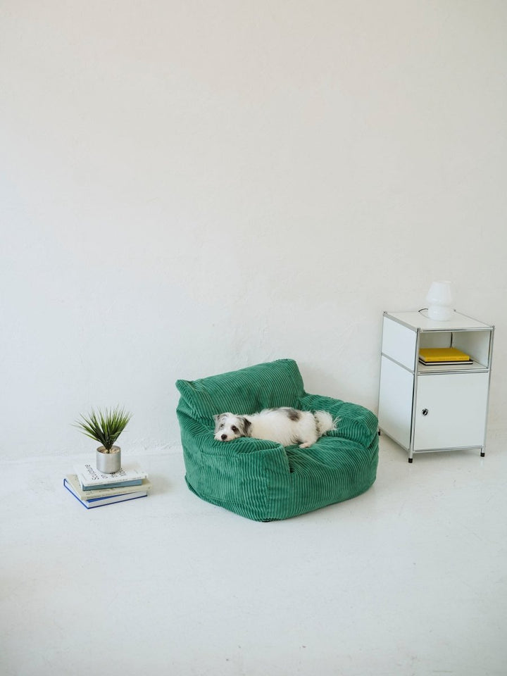 LOOSY 1人掛けビーズソファ ミニ Green｜1人用ソファ おしゃれ