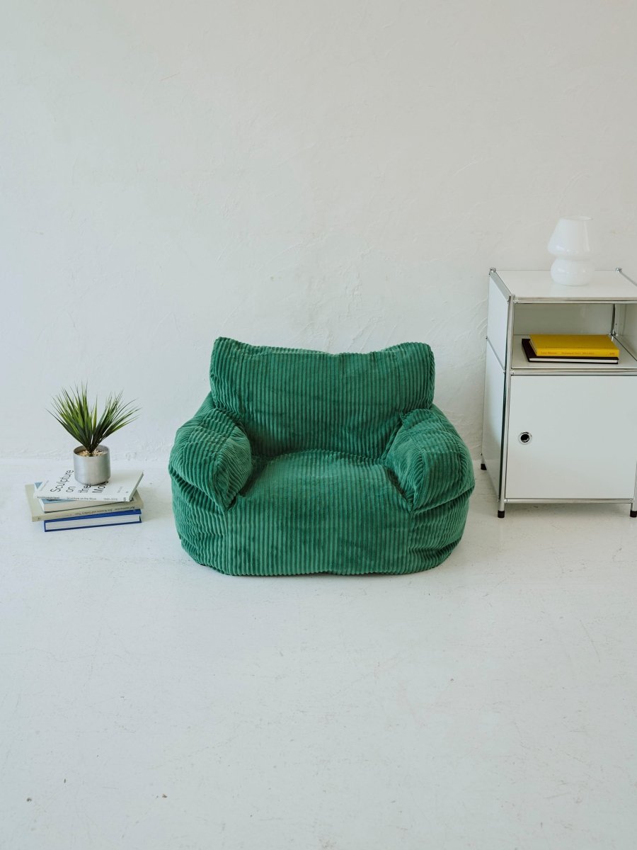 Loosy 1人掛けビーズソファ green LOOSY 1人掛けビーズソファ Green｜1人用ソファ おしゃれ