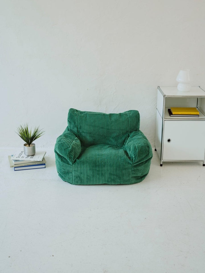 LOOSY 1人用ソファ　グリーン LOOSY 1人掛けビーズソファ Green｜1人用ソファ おしゃれ