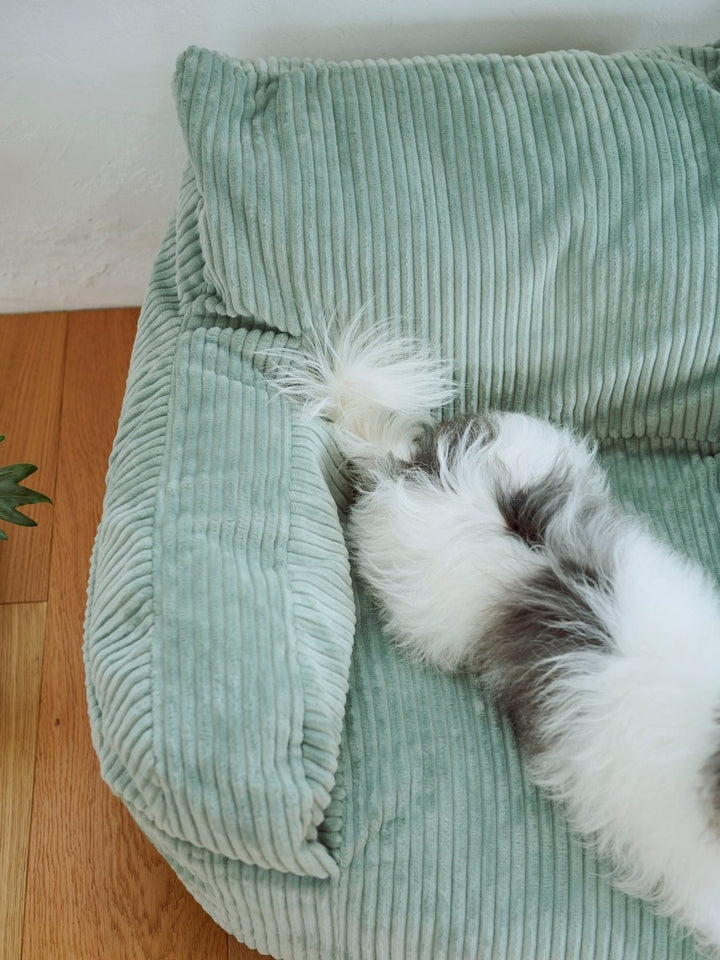 LOOSY 1人掛けビーズソファ ミニ Mint 付替カバー｜1人用ソファ