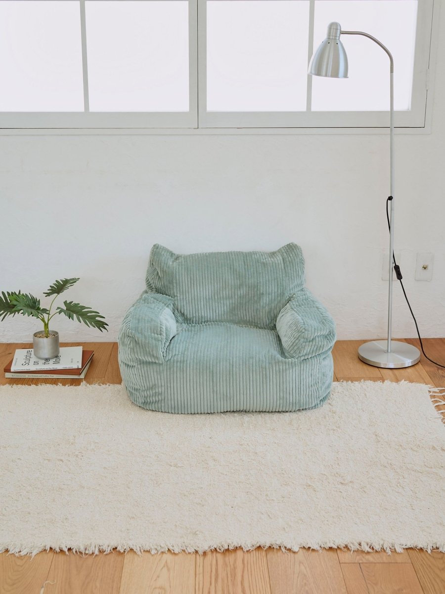 LOOSY 1人掛けビーズソファ ミニ Mint｜1人用ソファ おしゃれ