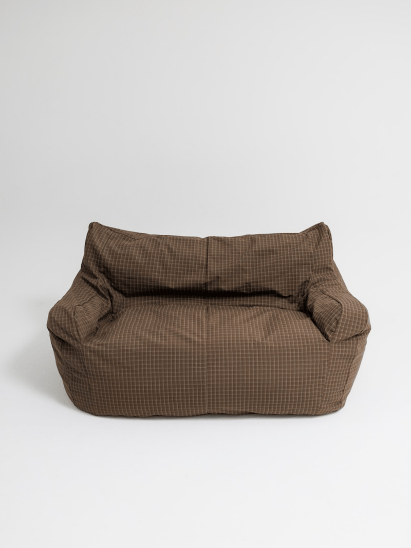 公式】LOOSY 2人掛けビーズソファ Brown Check|2人用ソファ おしゃれ 公式】LOOSY 2人掛けビーズソファ Brown Check|2人用ソファ おしゃれ