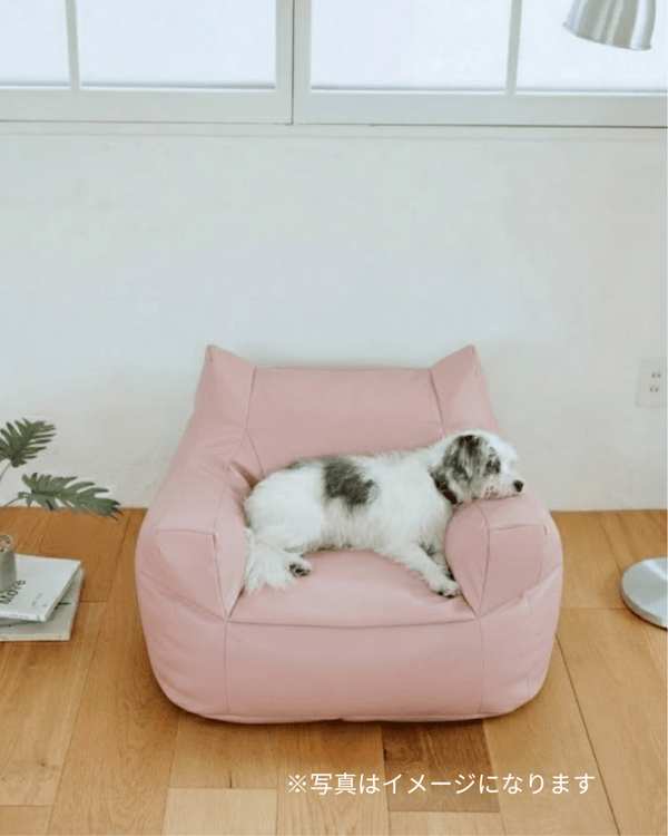 LOOSY 1人掛けビーズソファ ミニ Glossy Pink