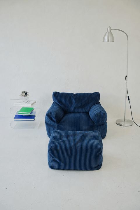 SE-10170-LOOSY-LOOSY 1人掛けビーズソファ ミニ Navy